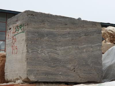 Silver Travertine Block