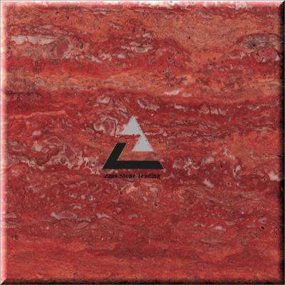 Dark Red Travertine